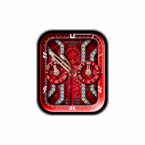 Jacob&co 杰克宝炫酷数字指针表盘