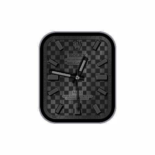 ROLEX劳力士数字指针简约黑色表盘