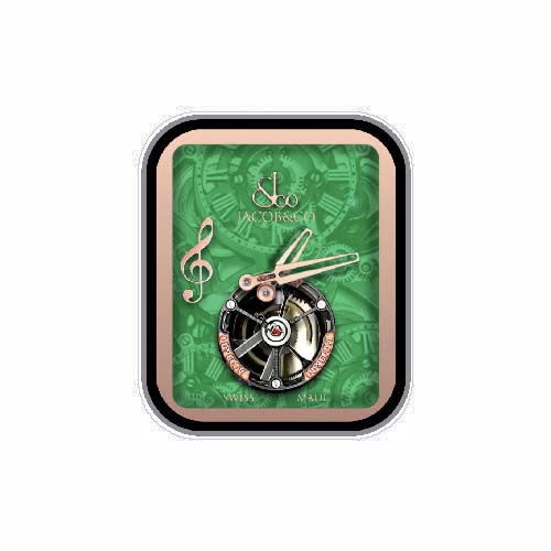 Jacob&co 杰克宝简约指针飞轮表盘