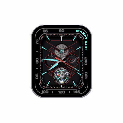 Tag Heuer泰格豪雅数字指针夜光表盘