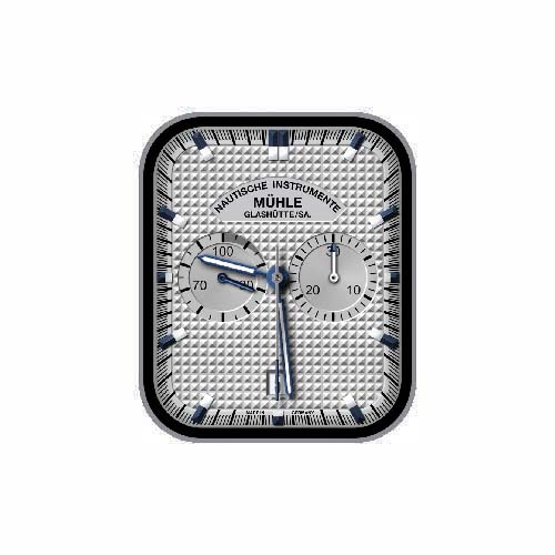 穆勒格拉苏蒂 Mühle Glashütte数字指针白色表盘