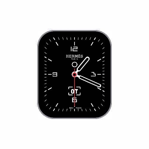HERMES爱马仕简约数字指针表盘