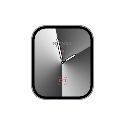 HERMES爱马仕简约数字指针表盘