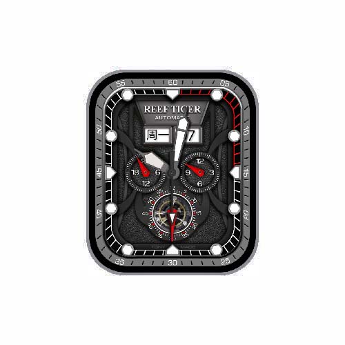 瑞夫泰格REEF TIGER数字指针表盘