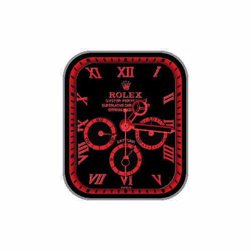 ROLEX劳力士数字指针红色表盘