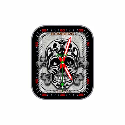 骷髅头数字指针表盘