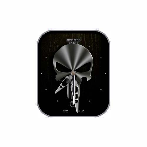 HERMES爱马仕简约指针骷髅头表盘