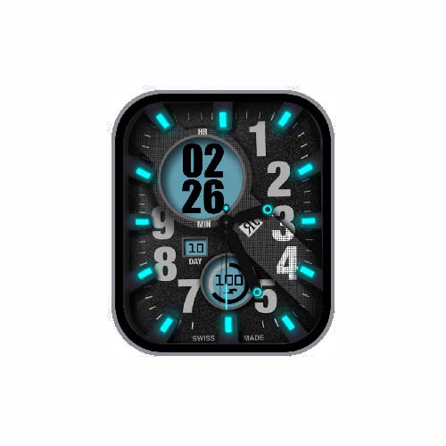 数字指针夜光表盘