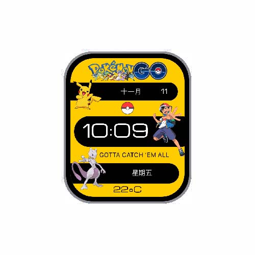 Pokémon宝可梦数字表盘