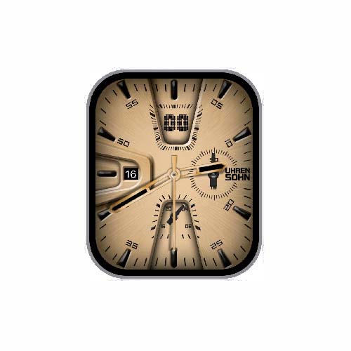 UHRENSOHN数字指针炫酷表盘