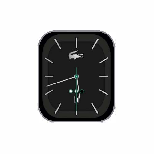 LACOSTE法国鳄鱼指针表盘