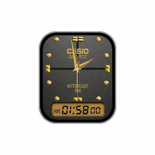 CASIO卡西欧简约数字指针表盘