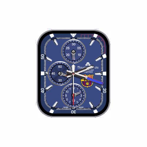 FCB巴塞罗那数字指针表盘