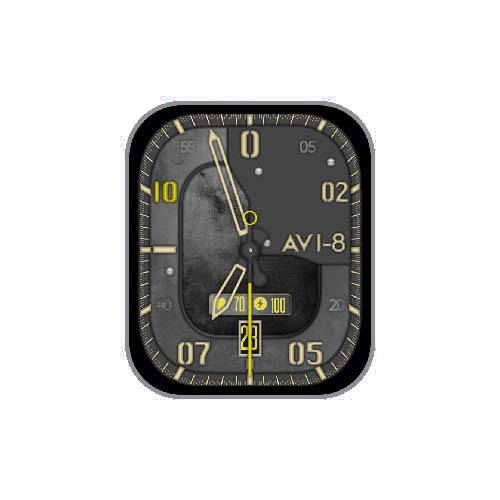 简约数字指针表盘