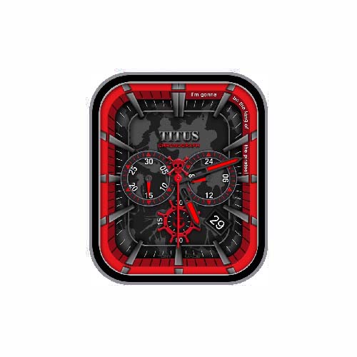 TITUS铁达时数字指针表盘