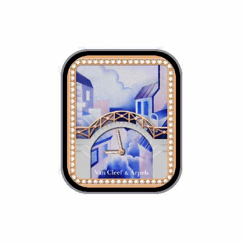 Van Cleef & Arpels梵克雅宝情人桥指针表盘
