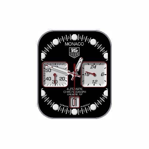 Tag Heuer泰格豪雅数字指针表盘