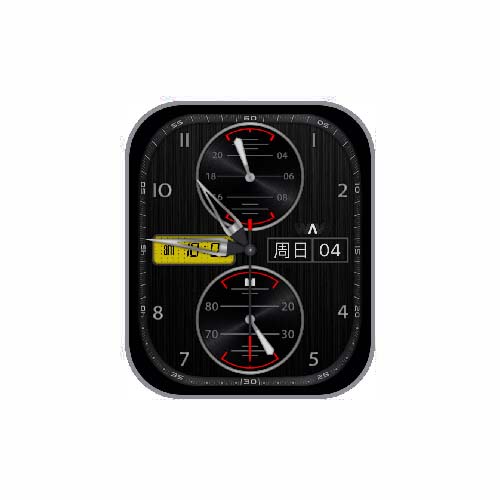 简约数字指针表盘