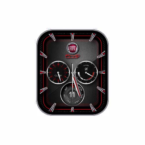 FIAT菲亚特数字指针表盘