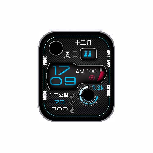 多功能数字运动表盘