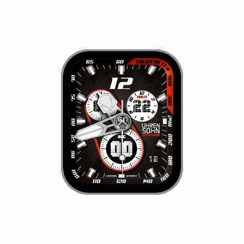 UHRENSOHN数字指针炫酷表盘