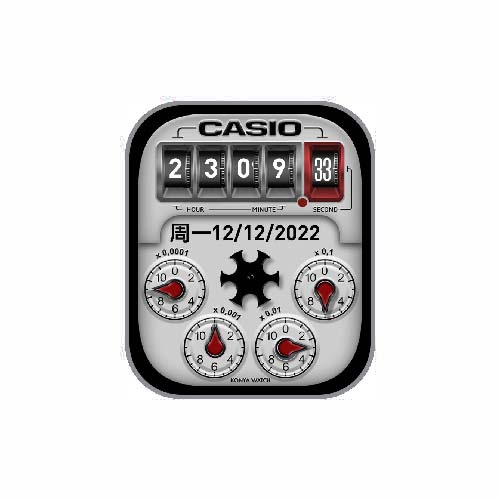 CASIO卡西欧数字水表风Ultra表盘