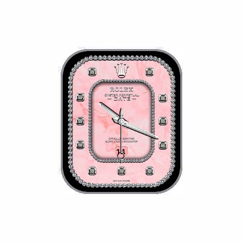 ROLEX劳力士数字指针粉色表盘