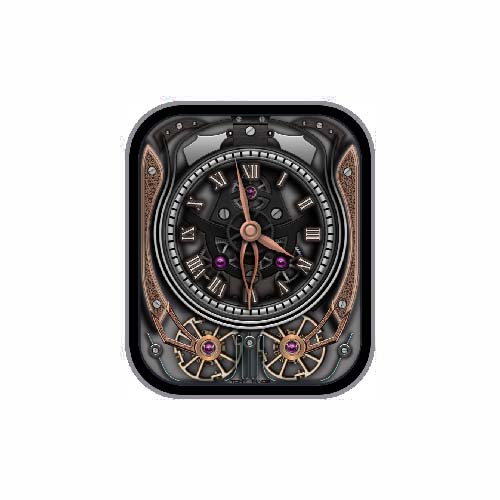 简约转动机械表盘