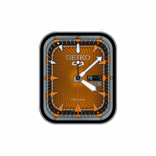 SEIKO精工数字指针表盘