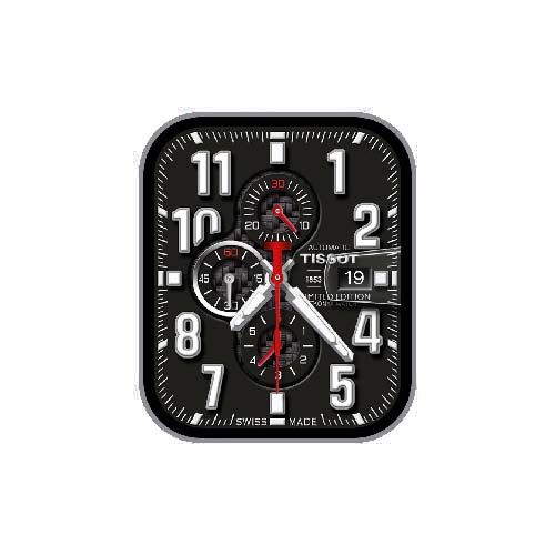 TISSOT天梭数字指针表盘