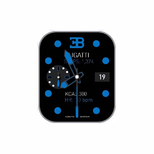 BUGATTI布加迪数字指针表盘
