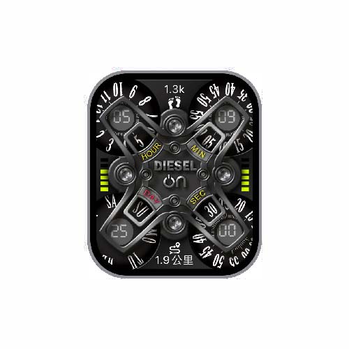 DIESEL多功能数字表盘
