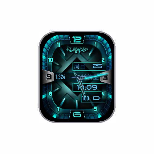 荧光数字指针表盘