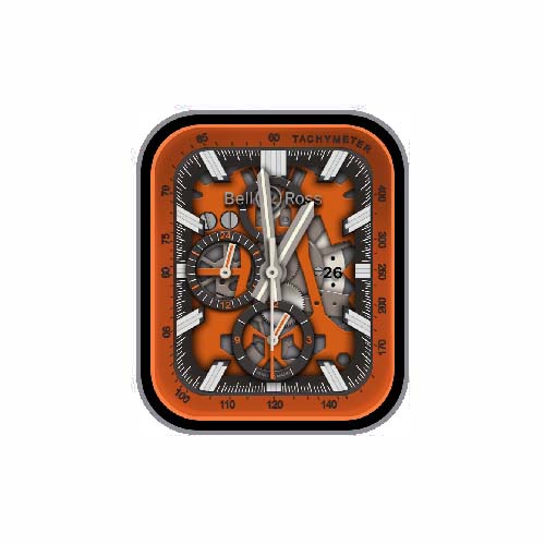 Bell&Ross柏莱士数字指针表盘