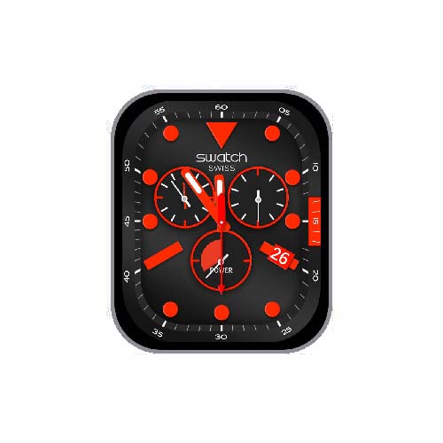 SWATCH斯沃琪数字指针表盘