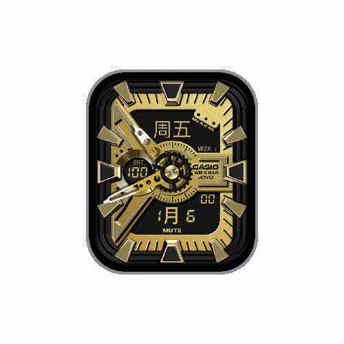 CASIO卡西欧数字指针表盘