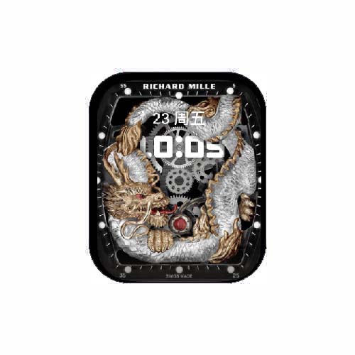 RICHARD MILLE理查德米勒飞龙数字人像表盘