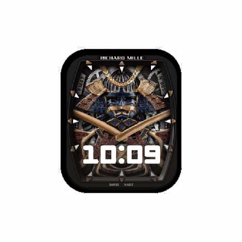 RICHARD MILLE理查德米勒黑武士数字人像表盘
