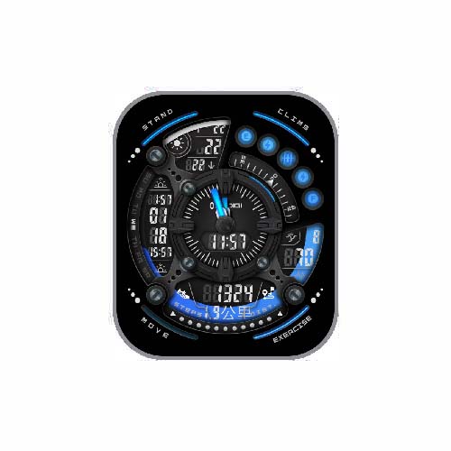 数字指针运动表盘