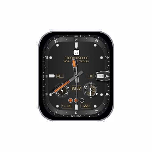 数字指针黑色表盘