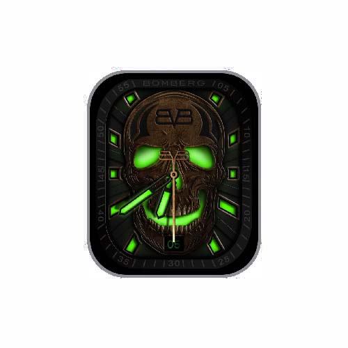 骷髅头指针表盘