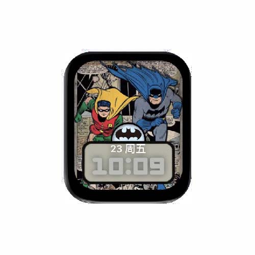 蝙蝠侠数字人像表盘