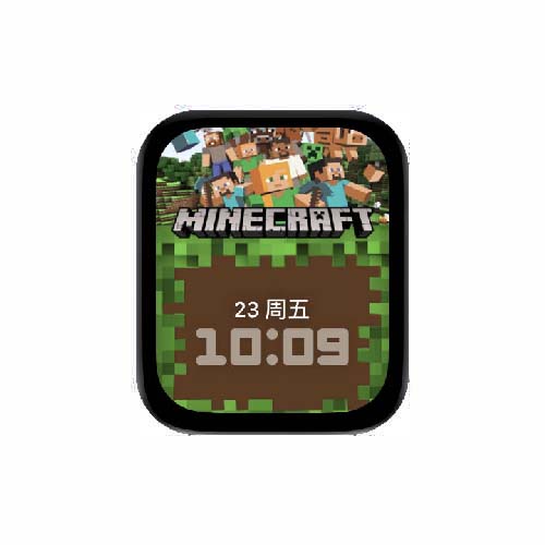 我的世界数字人像表盘