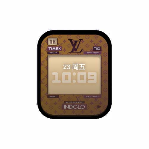 TIMEX天美时路易威登LV数字人像表盘