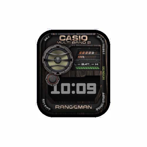 CASIO卡西欧数字人像表盘