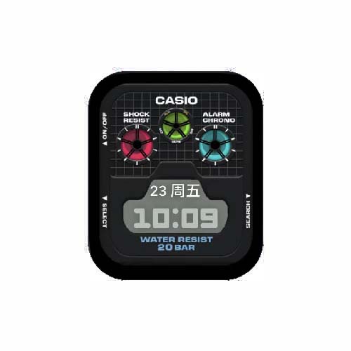 CASIO卡西欧数字人像表盘