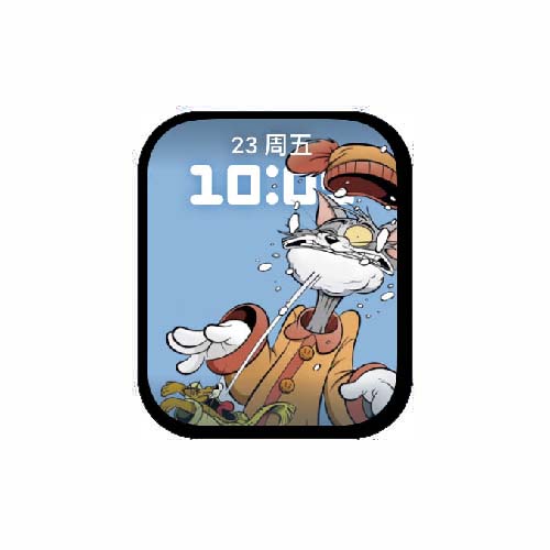 猫和老鼠数字人像表盘