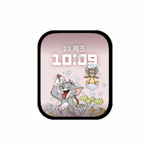 猫和老鼠数字人像表盘