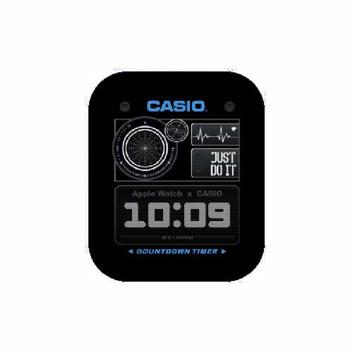 CASIO卡西欧数字人像表盘