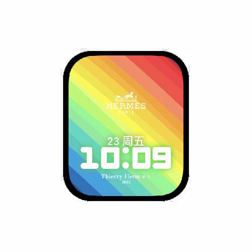 HERMES爱马仕数字人像表盘